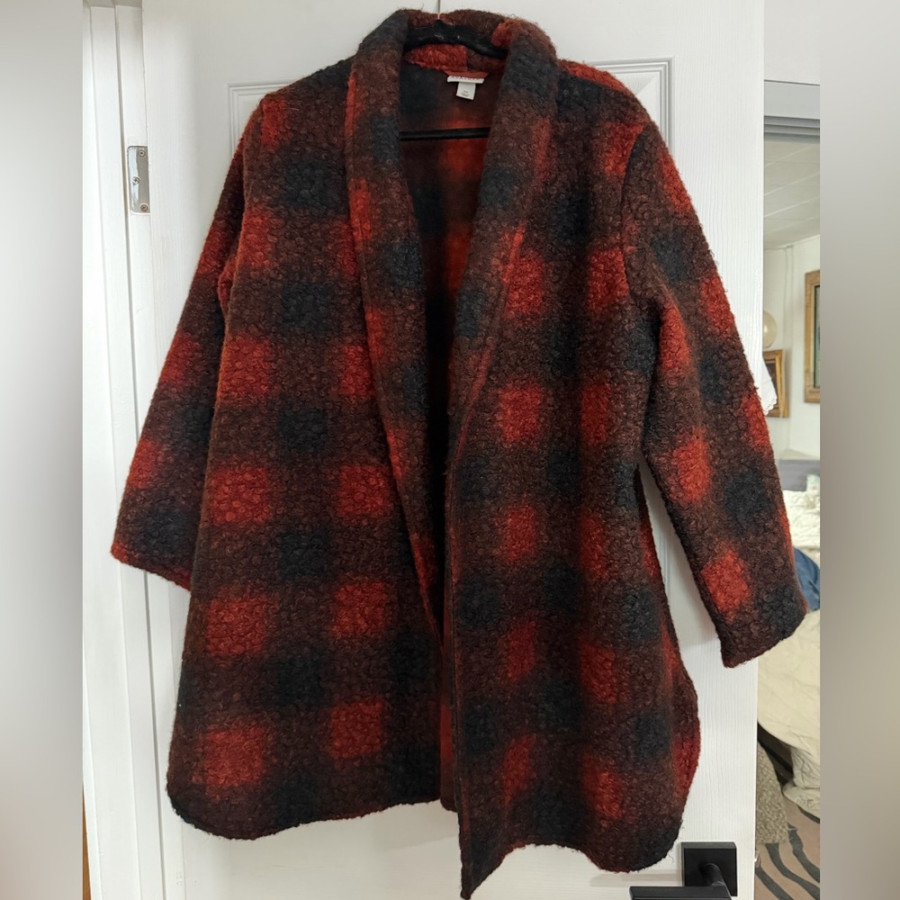 Ava & Viv Plaid Jacket